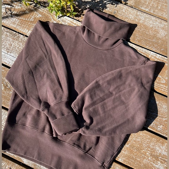 AGOLDE Balloon Sleeve Turtleneck Pullover - Picture 2 of 10